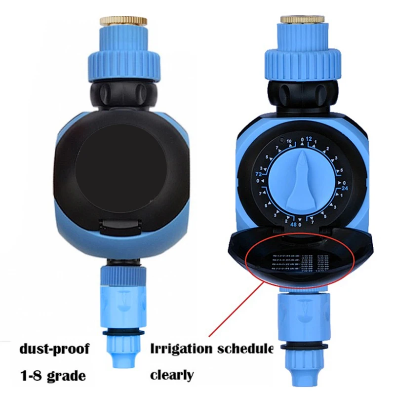 Таймер полива с питанием от солнечной панели водонепроницаемый таймер