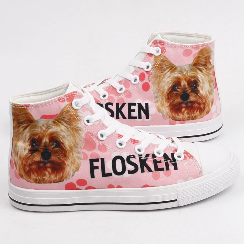 E-LOV Drop Shipping Wholesale Custom Canvas Shoes Full Body Print Low High Top Large Size Photo Pet Dog Cat Figure Sport Team | Обувь