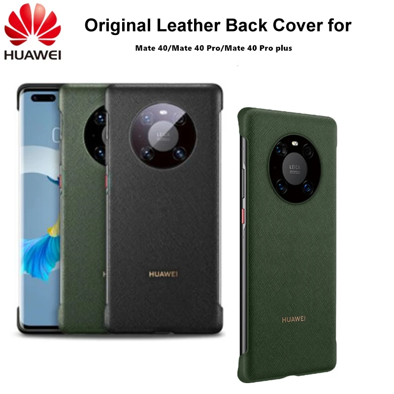 Оригинальный чехол HUAWEI Mate 40/40 Pro 40 Plus из искусственной кожи с защитой от
