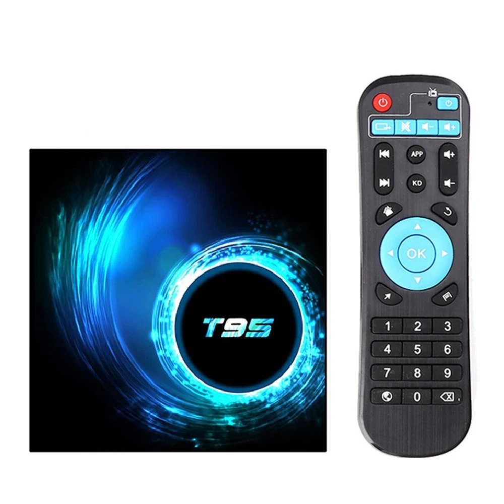 ТВ приставка T95 на Android 4 + 64 ГБ Allwinner H616 ядра H.265 4K 2 4G Wi Fi USB 0 10 0|ТВ-приставки и