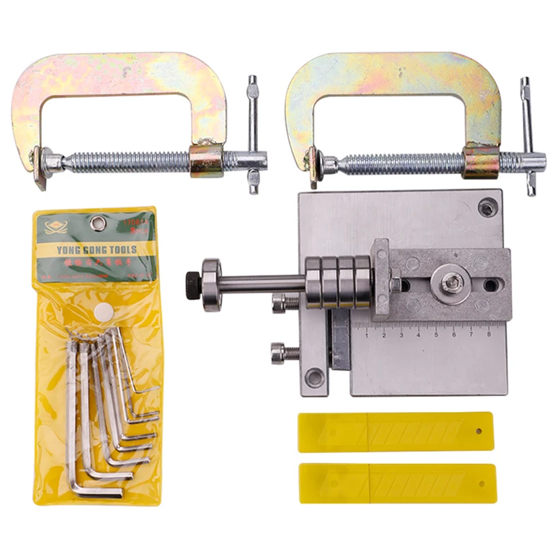 Цена Резак для металлических ремней, машина для резки кожи, инструменты для работы с кожей, резание кожи, изготовление открывающихся ремней, плеч...