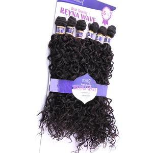 Синтетические вьющиеся волосы ANGIE, 6 шт.лот, пучки волос 16-20 дюймов, 210 г, двойные синтетические волосы для наращивания