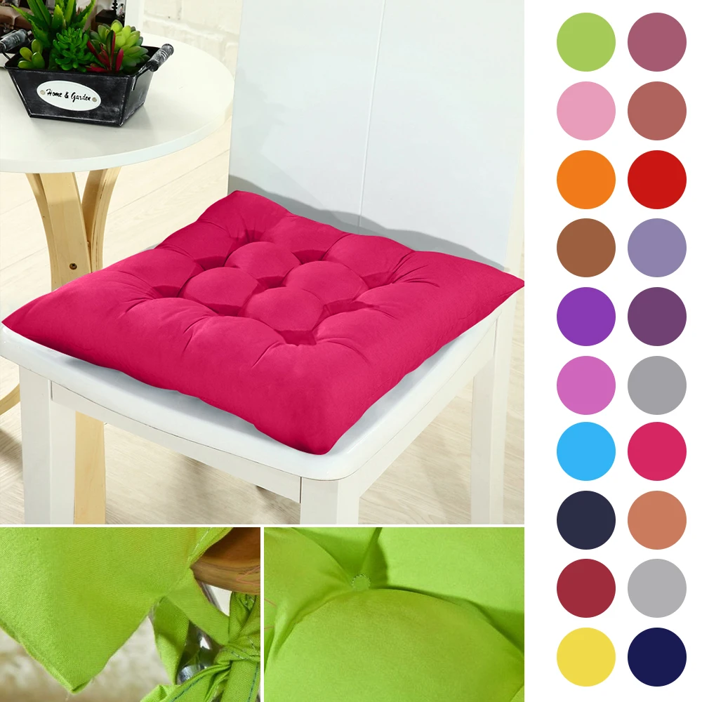 Квадратный коврик для стула толстая Подушка обеденного патио домашний офис