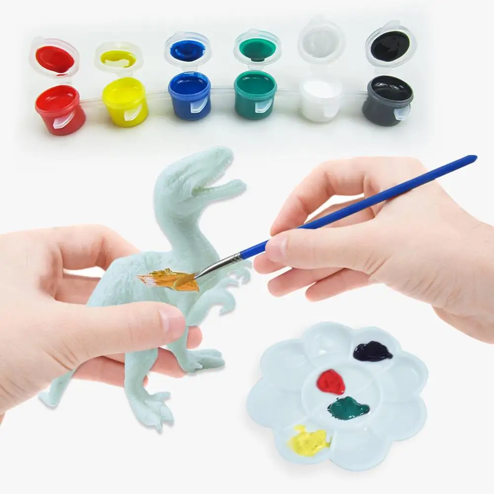 DIY раскраска 3D Рисование животных Динозавр Модель рисования граффити игрушка