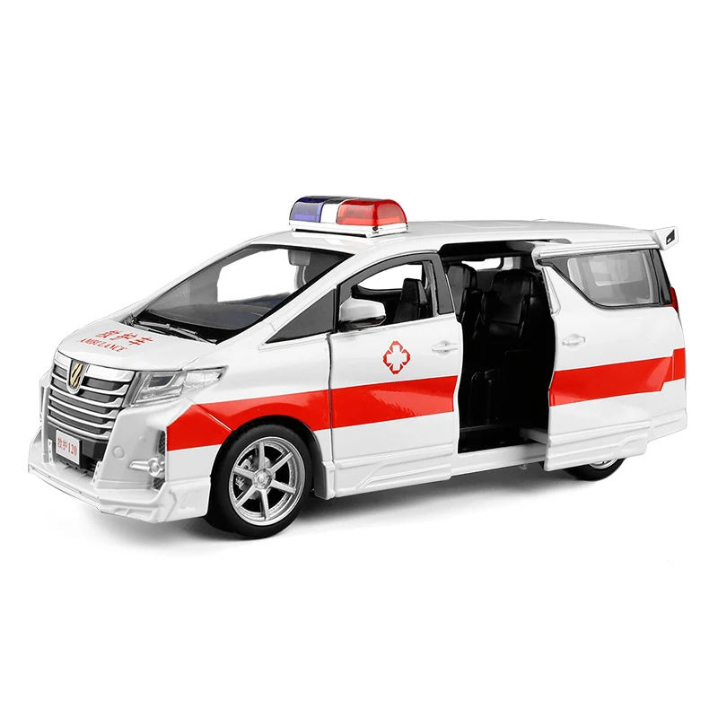 Модель автомобиля Toyota Alphard MPV высокой симметричности 1:32 модель 4 из сплава