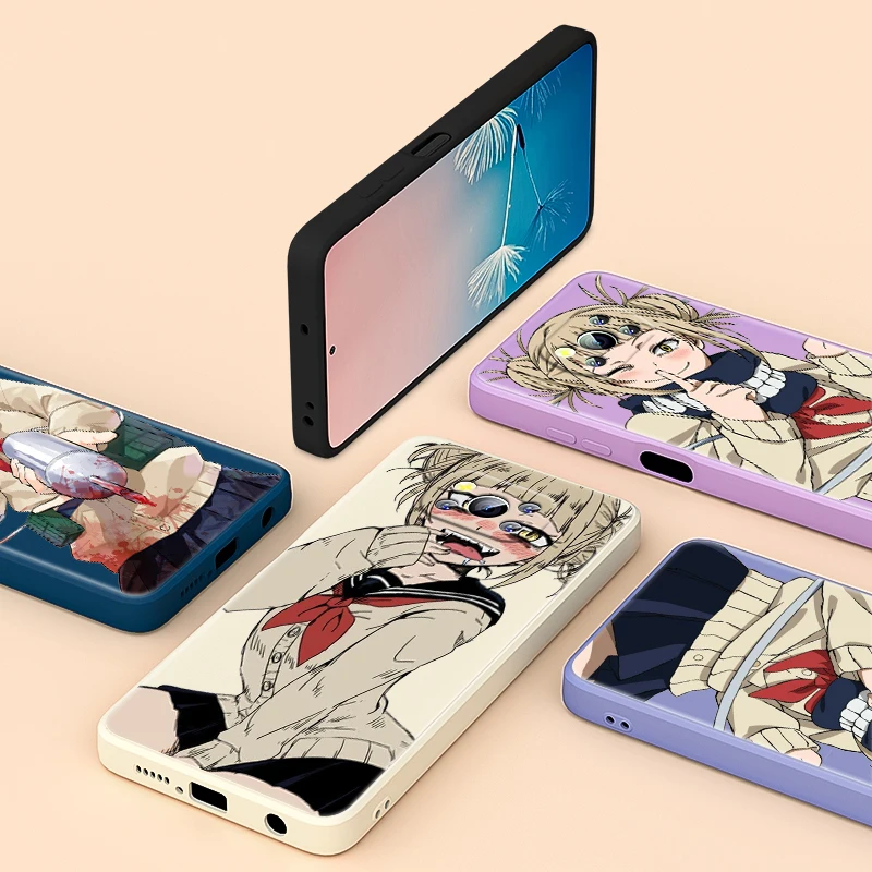 

Himiko Toga My Hero Academia For Xiaomi Poco X3 NFC F3 GT X2 M3 M2 5G Pro Mi A3 Lite 9SE CC9 Liquid Silicone Soft Phone Case