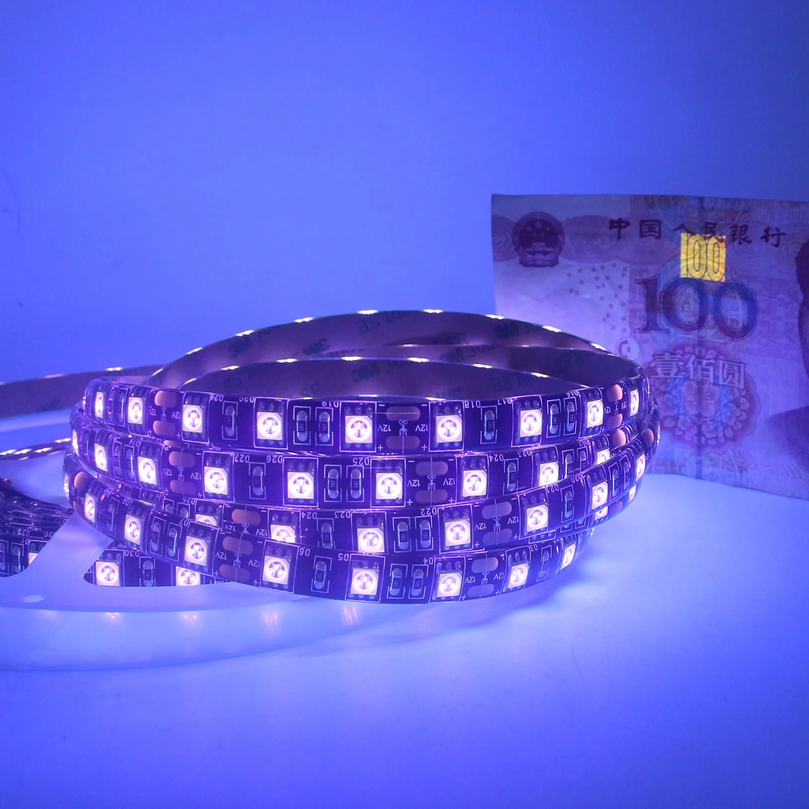 Светодиодная УФ лента ASMT 5050SMD 0 5/1/2/3/4/5 м 12 В 60 светодисветодиодный/м|lamp uva|lamp woodlight