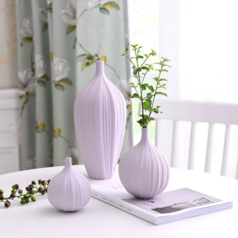 Керамическая ваза высокая для свадьбы Гидропонные сухие цветы композиция из