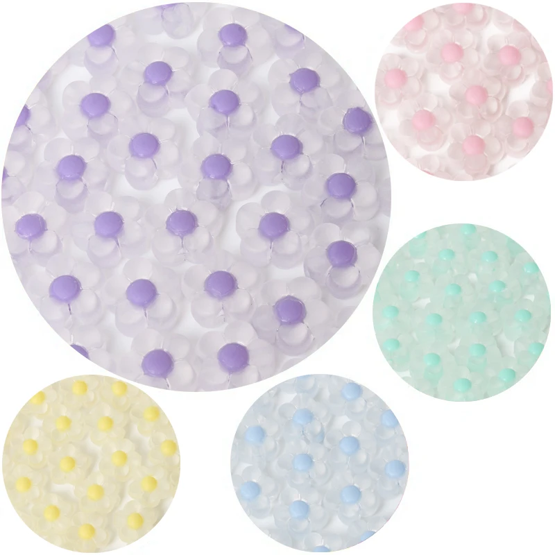 

Матовые акриловые разделенные бусины прозрачные в форме цветка свободные разделительные бусины для самостоятельного изготовления ювелир...