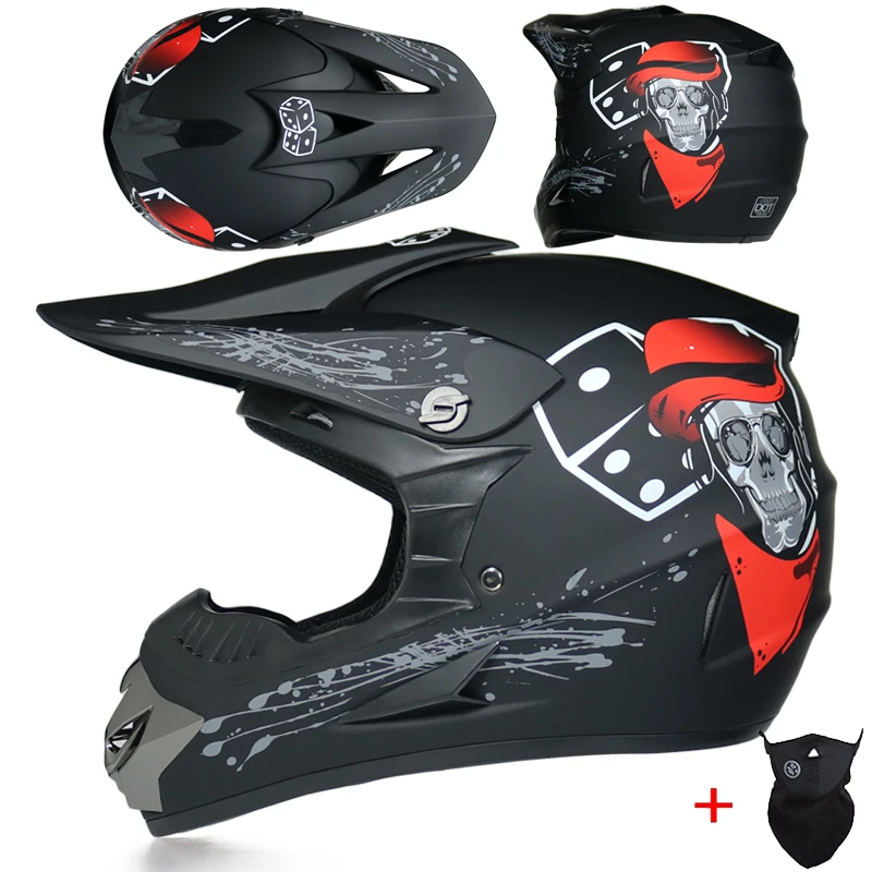 Внедорожные шлемы горные Гонки Горный шлем с полным лицом мото rcycle moto cross casco casque