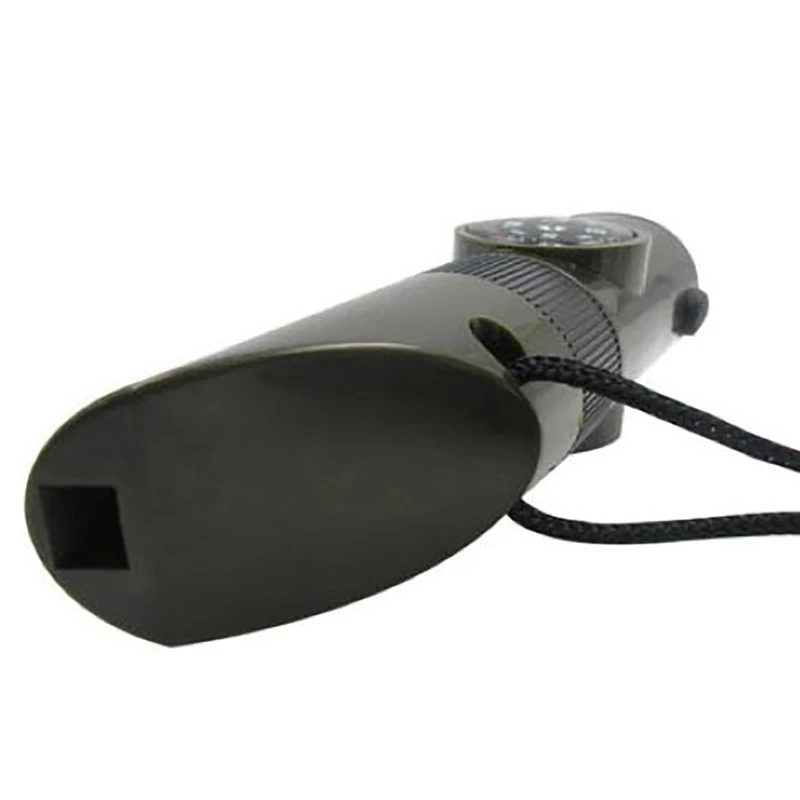 Многофункциональный свисток 7 в 1 со светодиодной лампой compassmeter увеличивающее