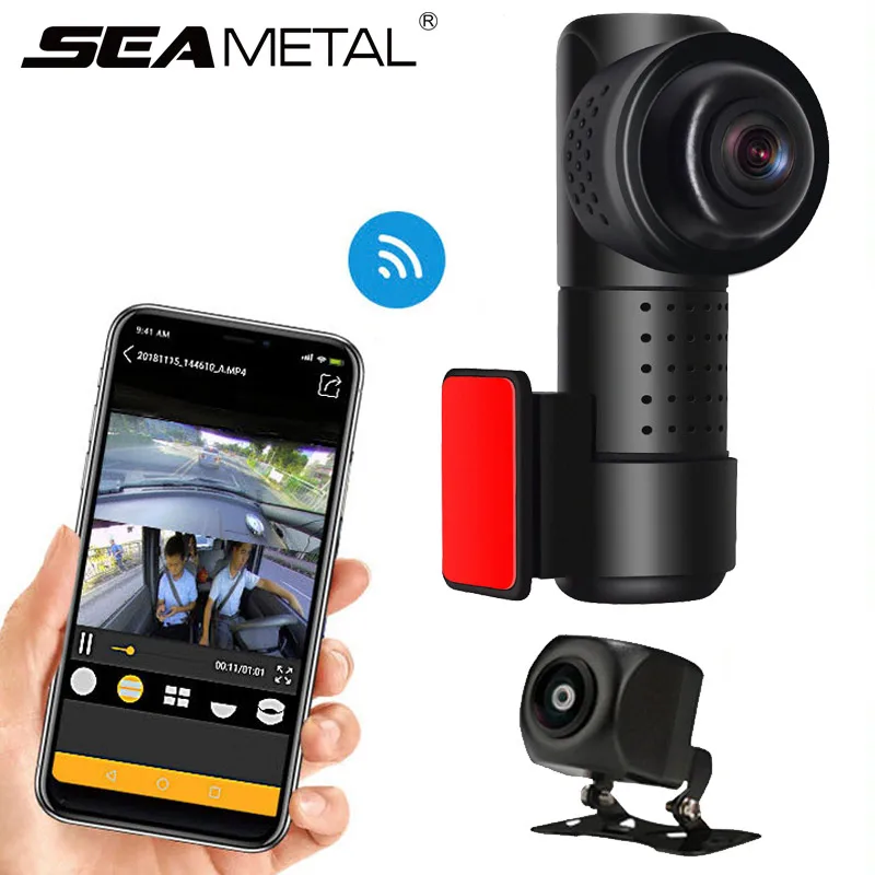 HD 2160P Wifi Автомобильный видеорегистратор камера 360 градусов g датчик мини ночной