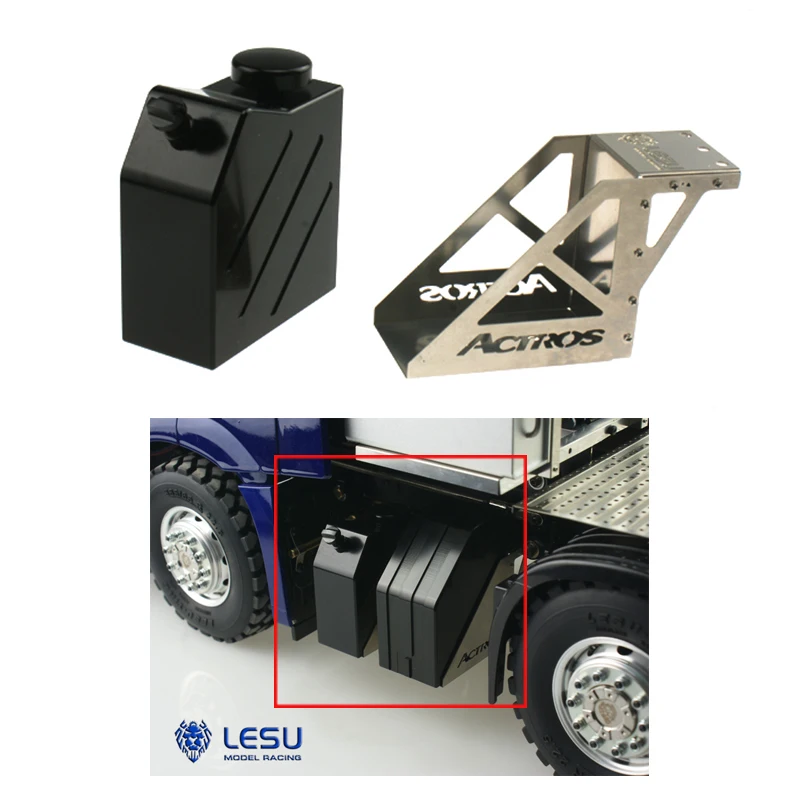 LESU DEF металлический бак часть для DIY 1/14 RC трактор грузовик Tamiya Benz 1851 строительство