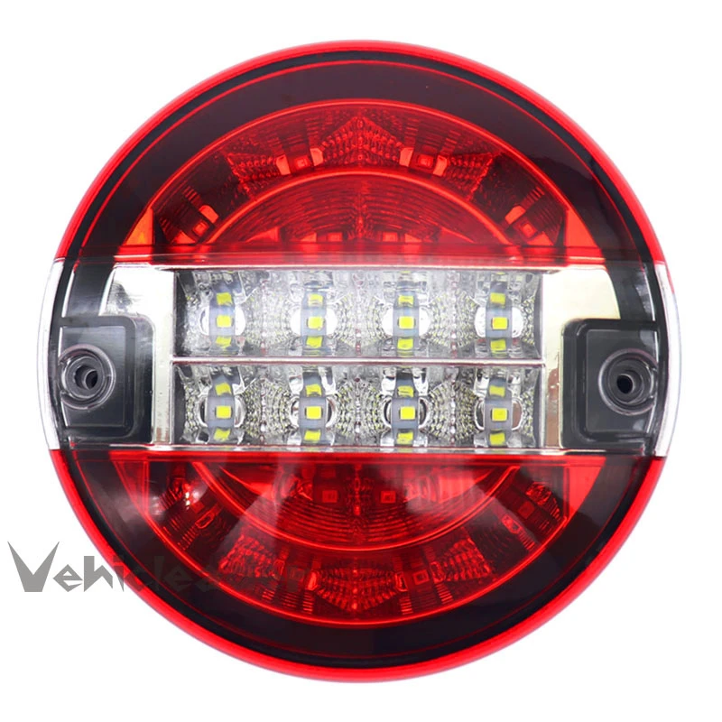 Круглый задний фонарь стоп сигнал поворотный 24 В 20 светодиодов 5 дюйма|Система
