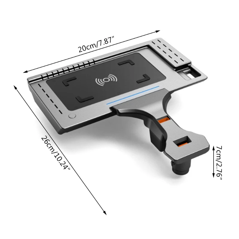

Wireless Car Charger Fast Charging for X3 X4 2019-2021 ModelsQi 15W QC3.0 K0AF
