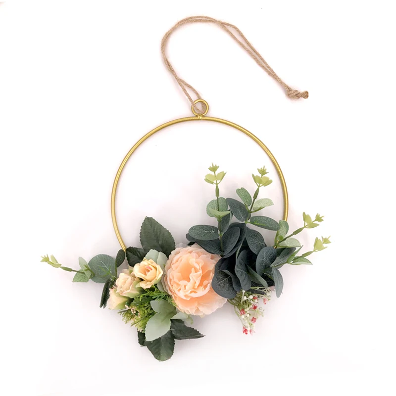 Настенный искусственный цветок веревка из пеньковой веревки Детские ветряные