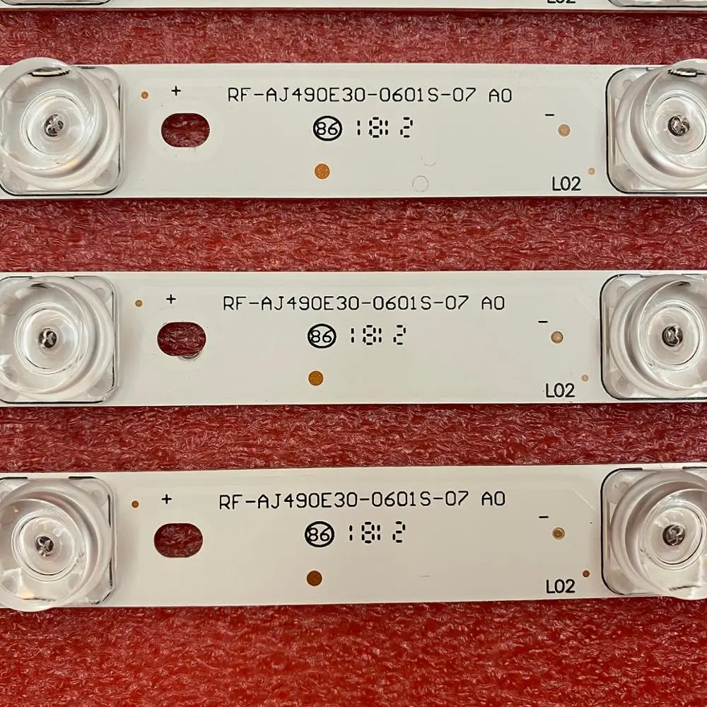 10 шт. светодиодный подсветка для Sharp LC-49CUF8462ES LC-49CUG8362KS LC-49CUF8372ES LC-49CUF8472ES RF-AJ490E30-0601S-07 A0