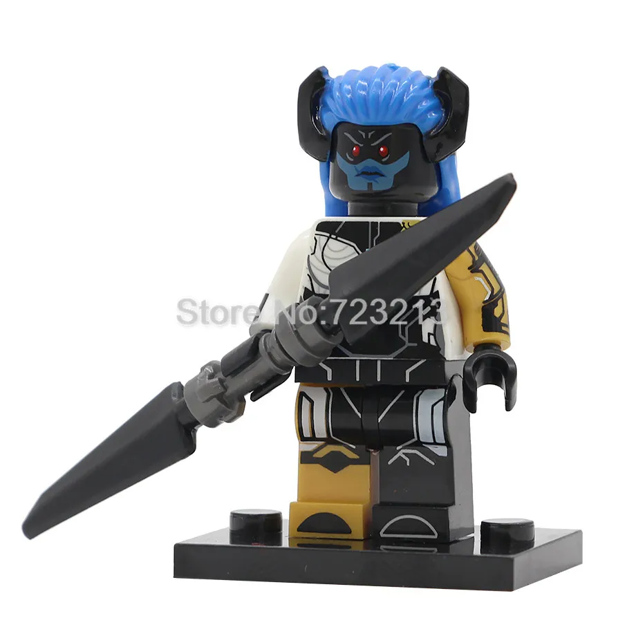 Proxima Midnight Супергерой, Мстители, Ник Фурия, фигурка Obadiah Stane, Железный человек, Доктор Стрэндж, корвус, Glaive, строительные блоки, наборы, модели, кирпичные игрушки - Цвет: Proxima Midnight