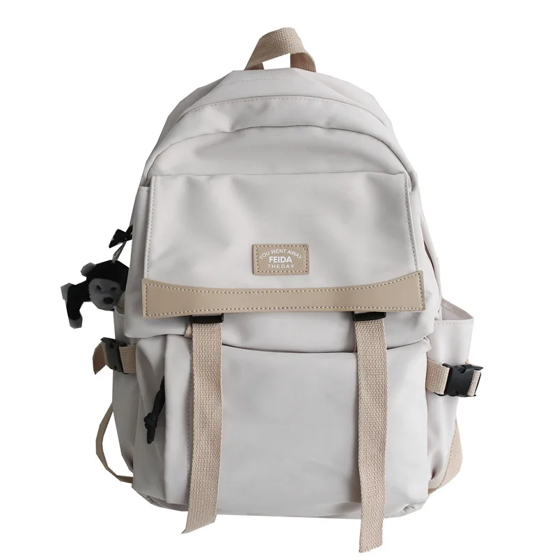 

Women's School Backpack Men New Couple 15.6 Inch Laptop Backpacks College School Bags for Teenage Girls Boys Harajuku Bookbags