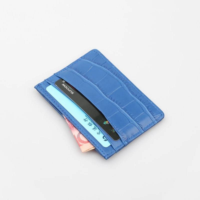 Крокодил PatternCard держатель кошелек из натуральной кожи многофункциональный для