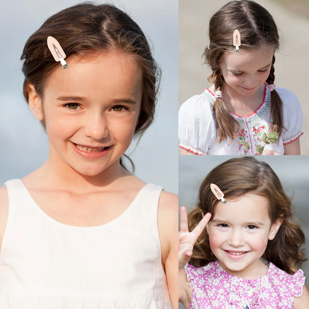 

No Bend Seamless Hair Clips Side Bangs Fix Fringe Barrette Makeup Washing Face Accessories Women Girls Styling Hairpins