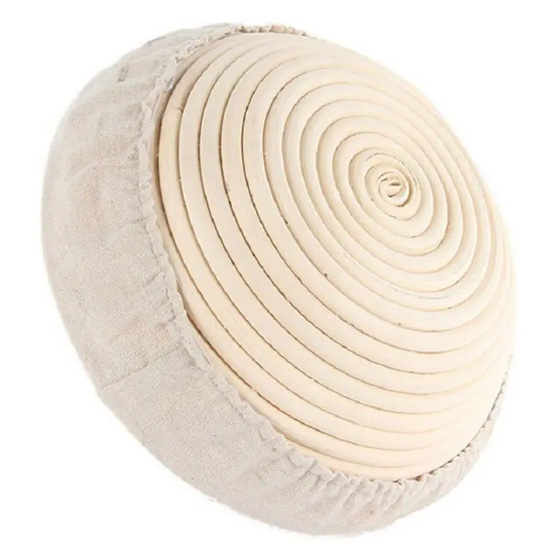 

1Set 9 Inch Bread Banneton Proofing Basket With Removable Liner and Scraper for Baker