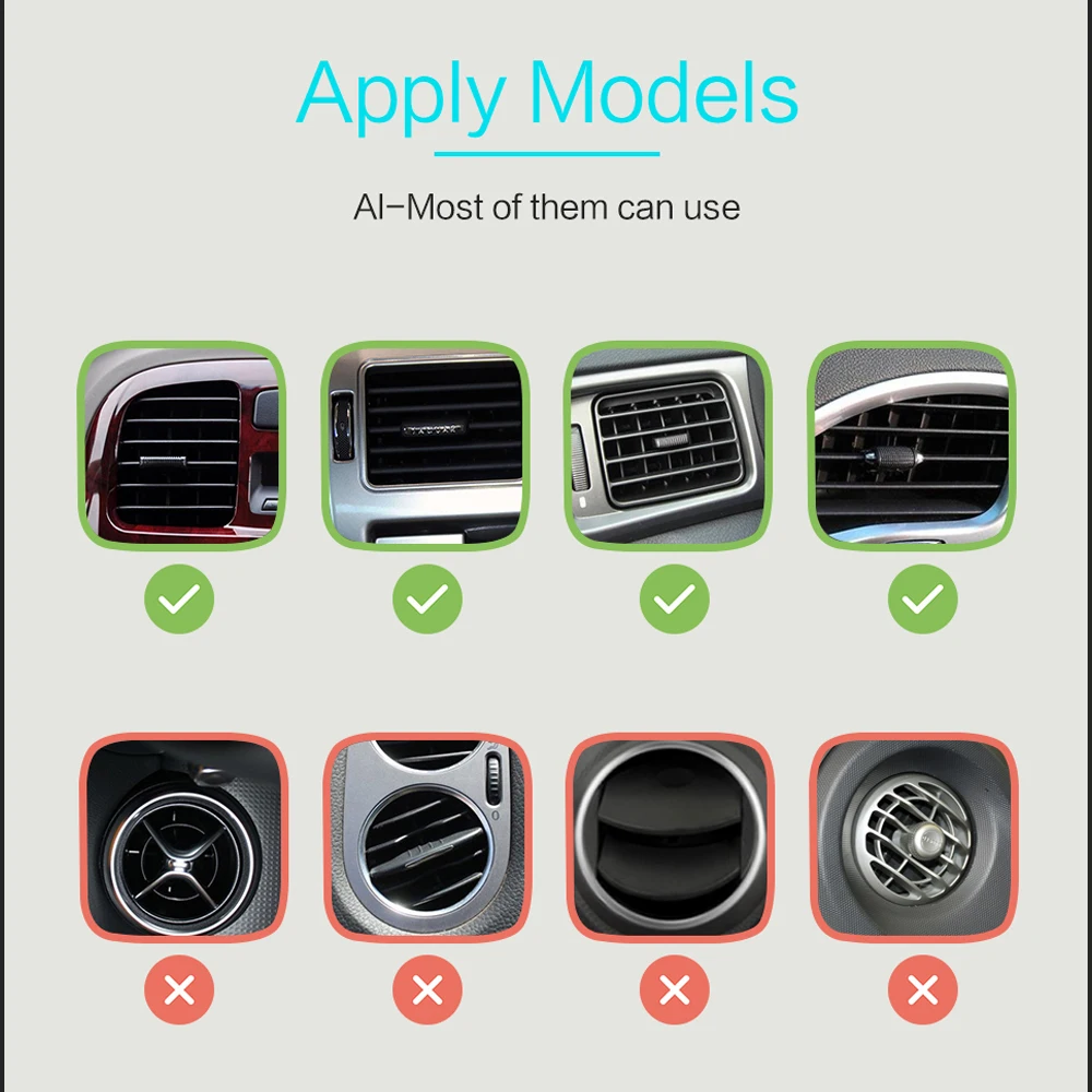 Вращающийся на 360 градусов Автомобильный держатель для смартфона крепление