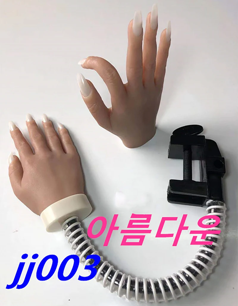 

Factory wholesale New Practice Hand For Nail Art Adult Mannequin With Flexible Fingers and Moveable Nails Bendable