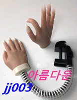 kzj practice hand model adult mannequin suction cup and flexible finger adjustment display model moveable nails