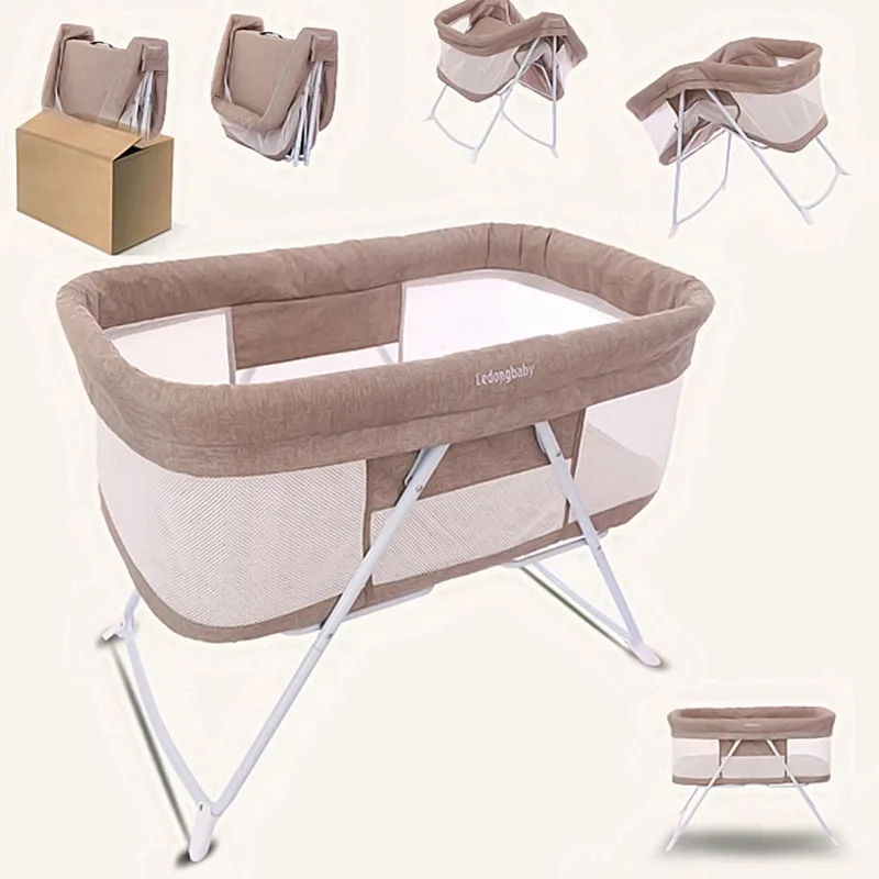Multifunction Protable Easy Folding Baby Bed with Mosquito Net Newborn Cardle Baby Sleeping Crib Baby Nursery