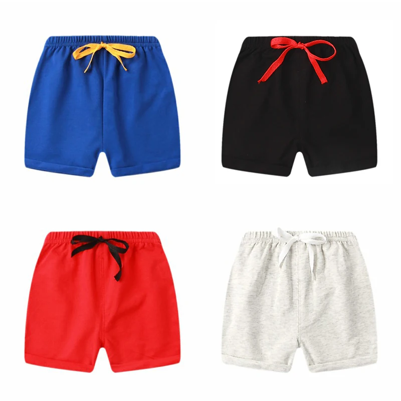 

Summer 1-5Y Children Shorts Cotton Shorts For Boys Girls candy color Shorts Toddler Panties Kids Beach Short Sports Pants baby