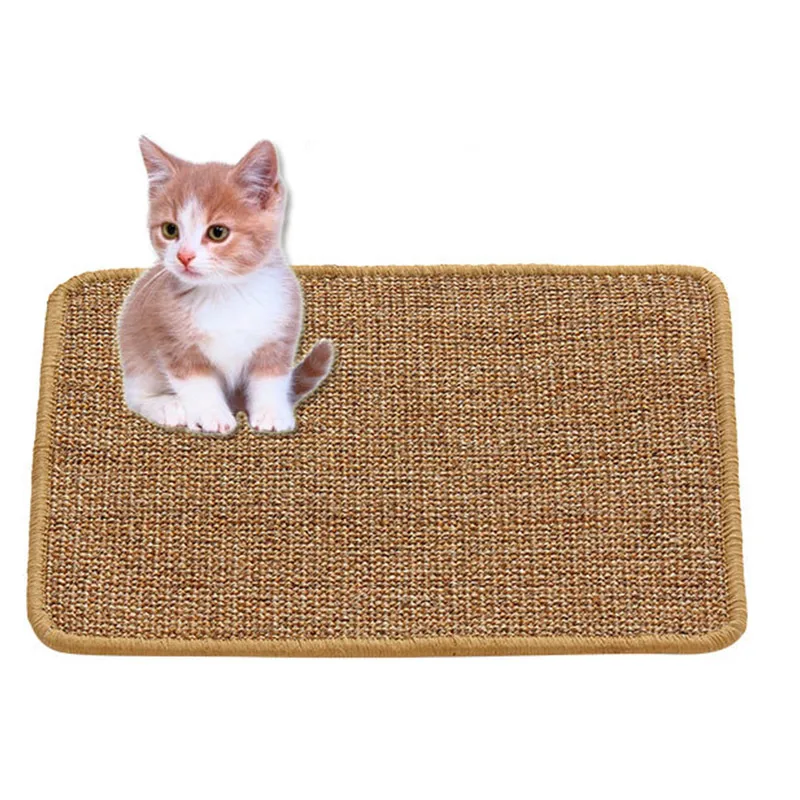 

Cat Scratcher Board Natural Sisal Cat Scratching Mat Cat Grinding Claws Mat Furniture Protector Cat Sleeping Mat Supplies