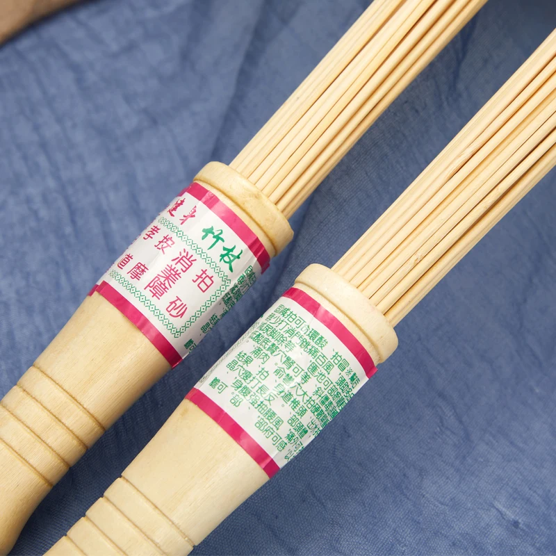 Деревянная бамбуковая Массажная Расслабляющая щетка MERALL спа-палка Qi Gung Chi Kung Tai