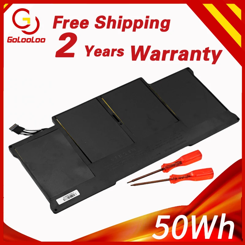 

Golooloo 50Wh Laptop Battery for Apple MacBook Air 13" A1466 2012 year A1369 2011 2012 2013 2014 production Replace A1405 A1496
