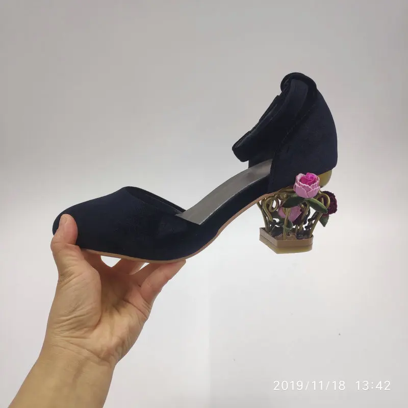 Salu Новая обувь на высоких каблуках Женские туфли лодочки Свадебные со стразами