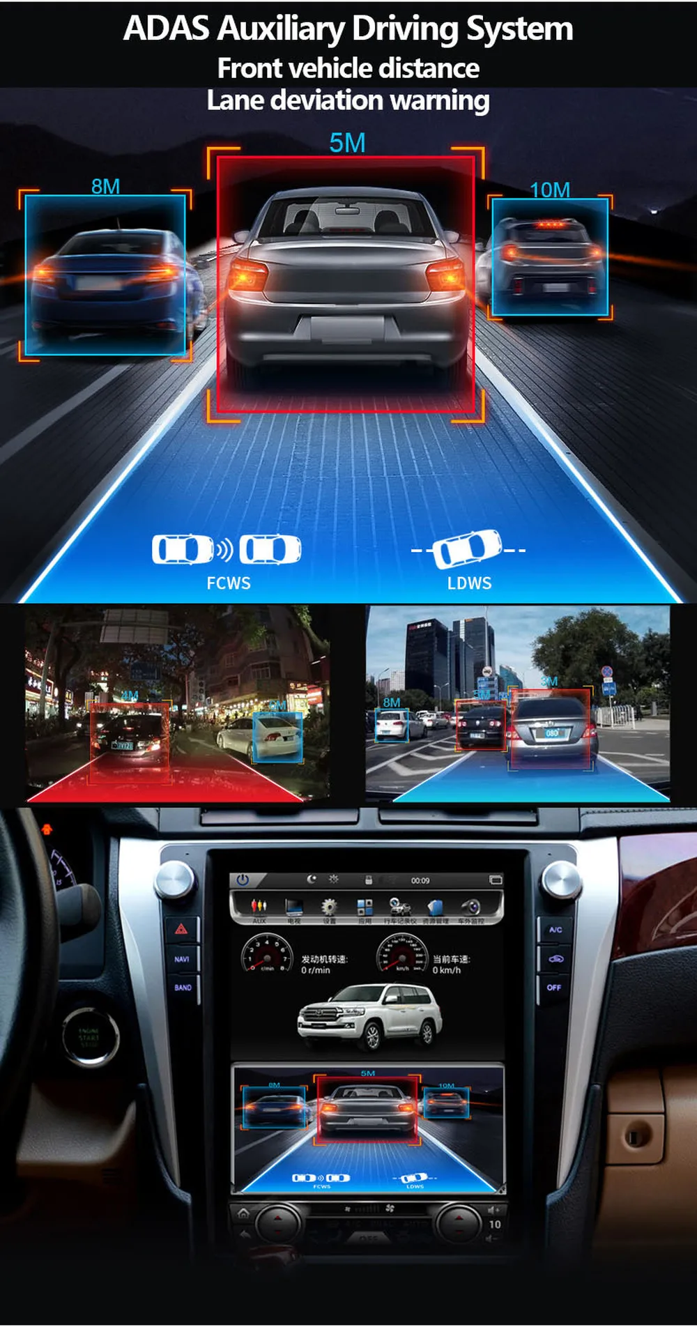 Автомобильный мультимедийный плеер Tesla экран 9 7 дюйма Android 8 1 Wi-Fi GPS-навигация