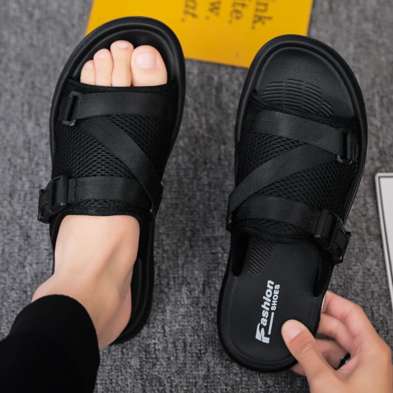 

Slippers Slippers Outdoor Summer Men's Mens House Man Men Slides Sandals Beach Indoor Home Ventilation Shoes
