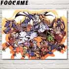 Картины шелковые FOOCAME Digimon, аниме Приключения, для гостиной, настенные плакаты и принты, домашний декор