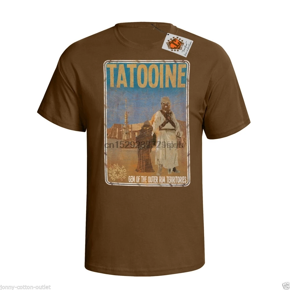 ТАТУИН имперские туры постер футболка культовый фильм Ретро стиль новинка