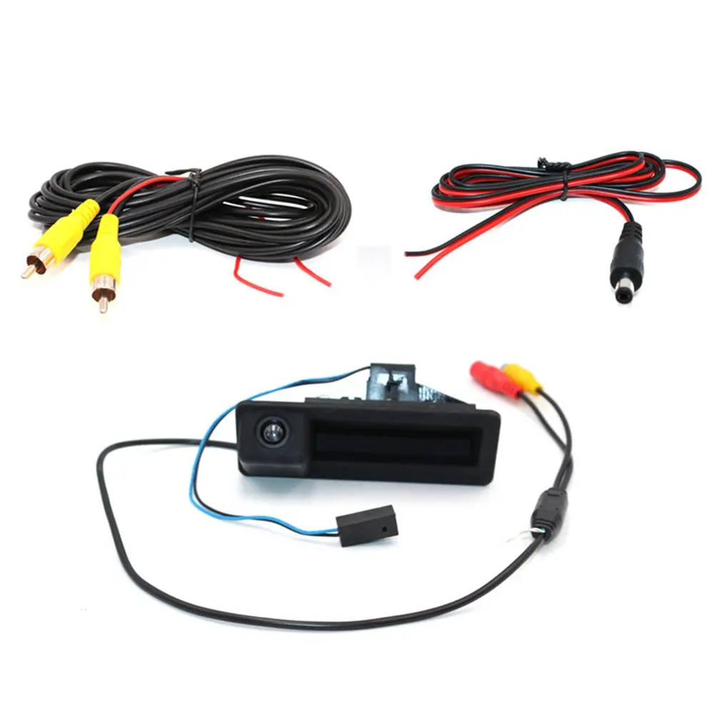 

Автомобильная камера высокого разрешения для заднего хода с ручкой багажника, водонепроницаемая камера для 3 серии 5 серии F10/F18