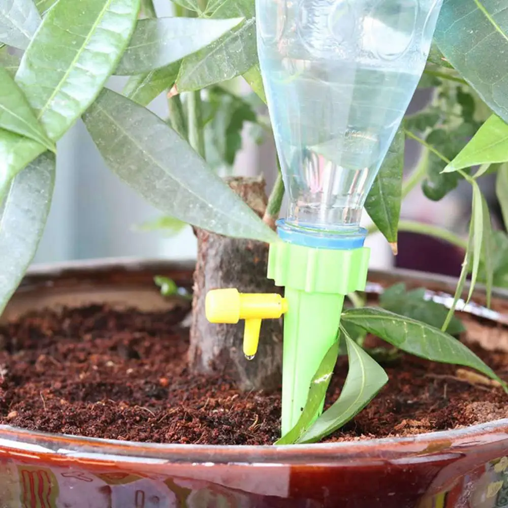 

6/12PCS Self-contained Auto Drip Irrigation Watering System Automatic Watering Spike for Plants Flower Indoor Household