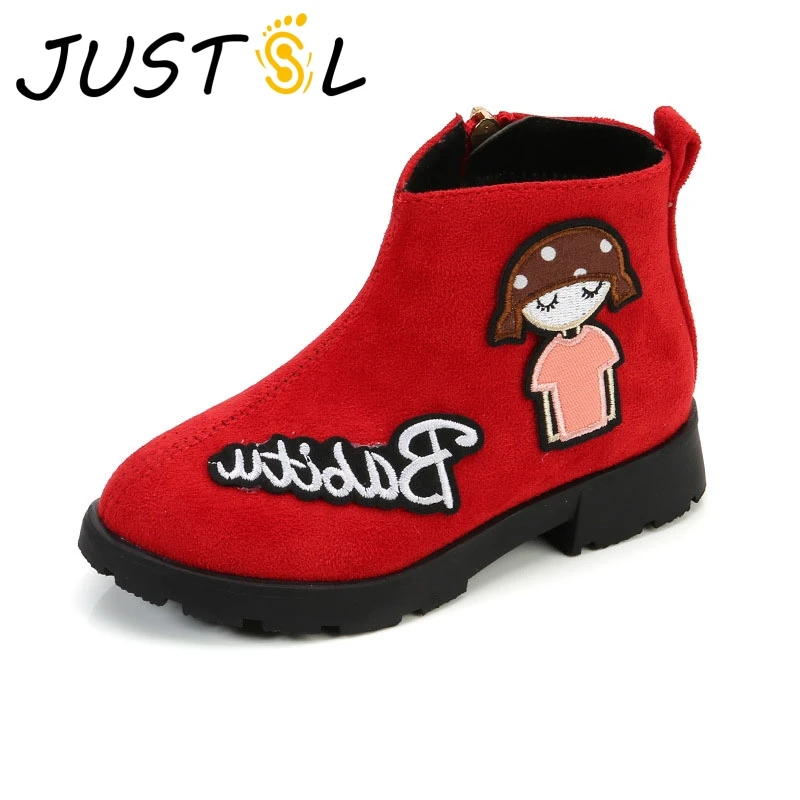 Новые зимние Ботинки Martin для девочек Детские модные теплые ботинки Хлопковые