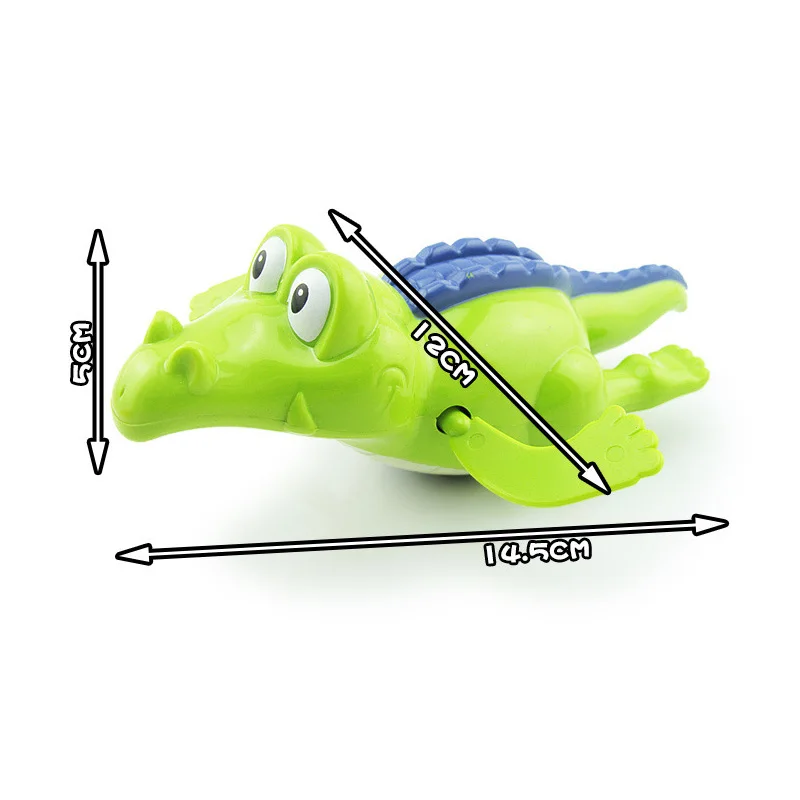 Детская игрушка для купания плавающая с крокодильей крокодилькой заводная игра