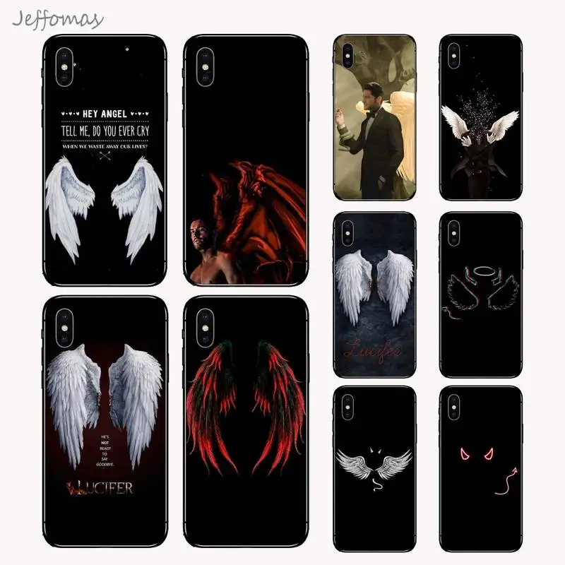 Мягкий чехол для телефона с изображением крыльев из американского ТВ фильма