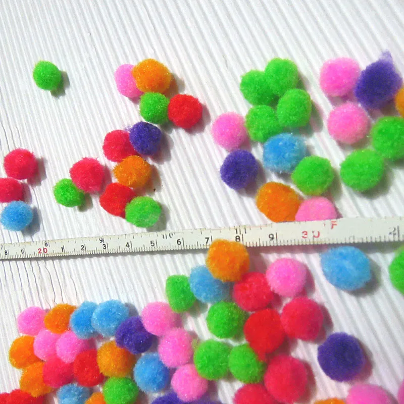 Помпоны 100 шт./упак. для украшения вечеринок и свадеб принадлежности рукоделия