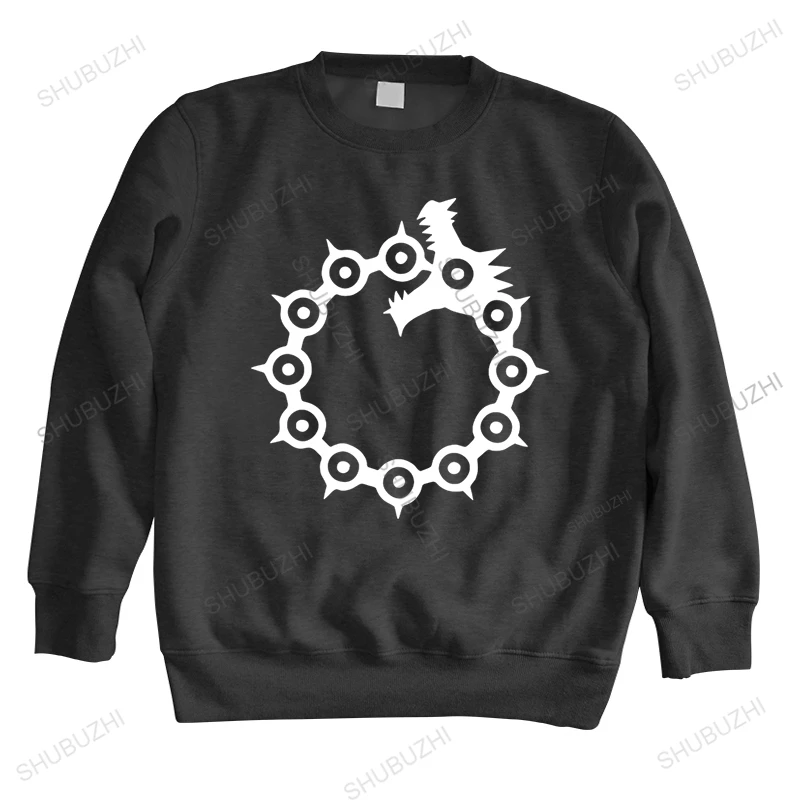 

Новое поступление, Мужская толстовка, Осенние повседневные толстовки для подростков, аниме мелиодас семь смертных грехов, Мужская брендова...