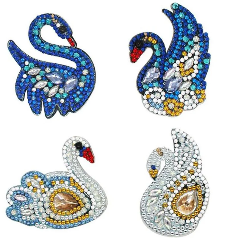 Единорог Бабочка Дизайн Diy бриллиантовый брелок картина Рождественский подарок