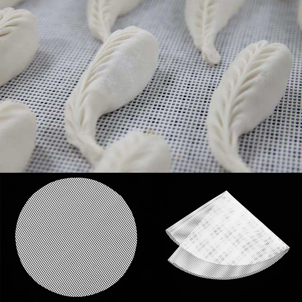 Антипригарная белая силиконовая подставка для пароварки бумага Dim Sum ресторанов