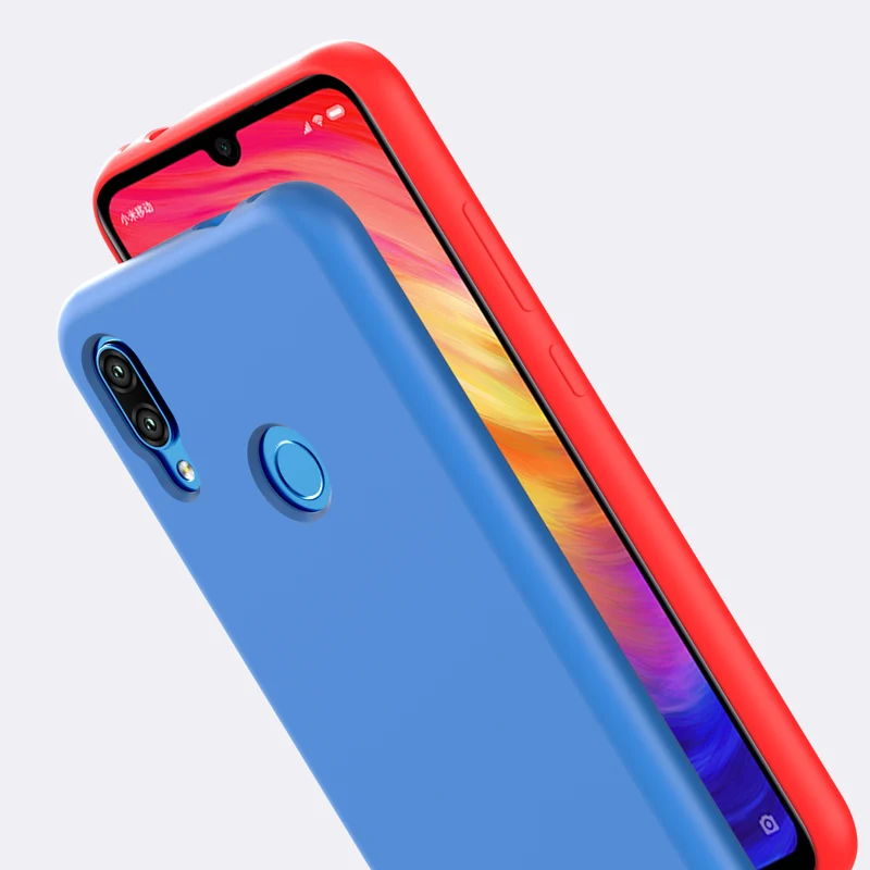 Для Redmi Note 7 Чехол Мягкий Жидкий силиконовый защитный чехол для Xiaomi для Redmi Note 5 6 7 8 Pro K20 6A 7A чехол