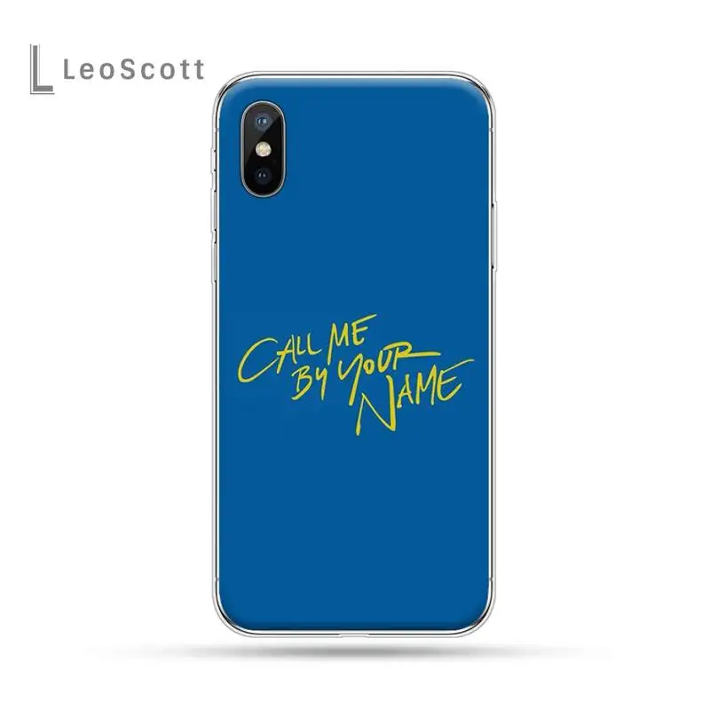 

call me by your name shell Phone Case for iPhone 11 12 pro XS MAX 8 7 6 6S Plus X 5S SE 2020 XR